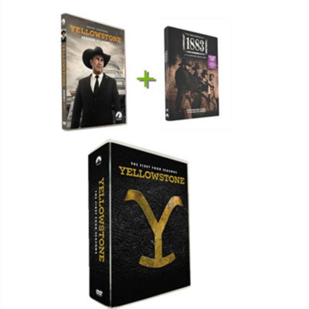 Yellowstone season 1-5 &1883 DVD FAST SHIPPING(SEASON 5 is part 1)